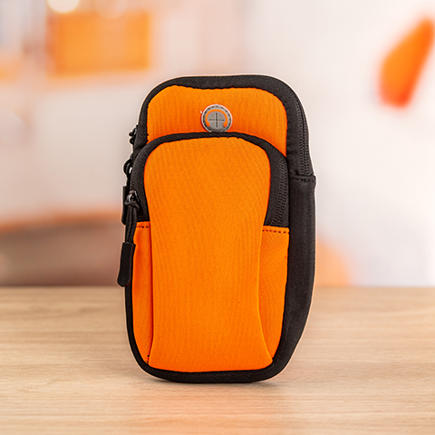 Bolso deportivo para brazo naranja