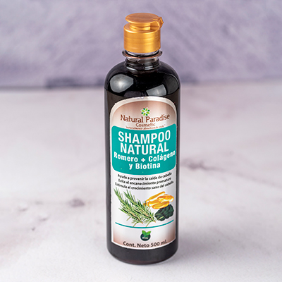 Shampoo natural romero y colageno