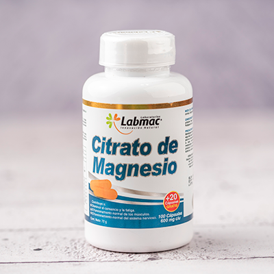 Citrato de magnesio 600 Mg