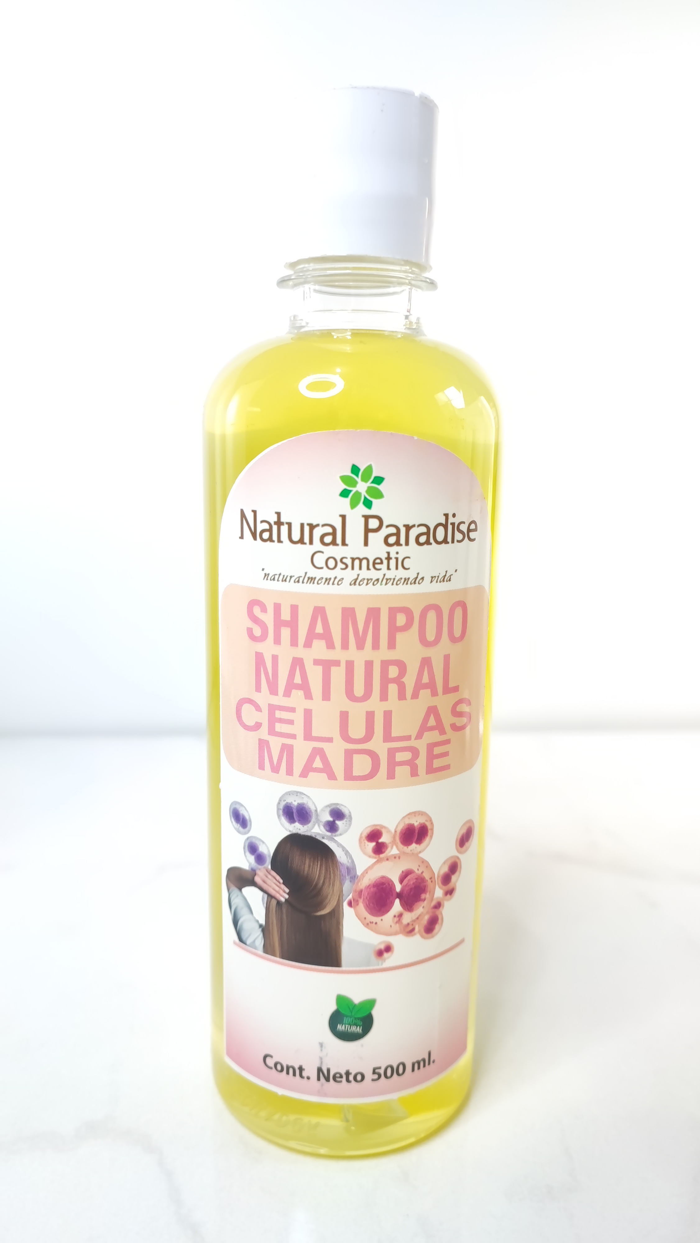 Shampoo con celulcas madre